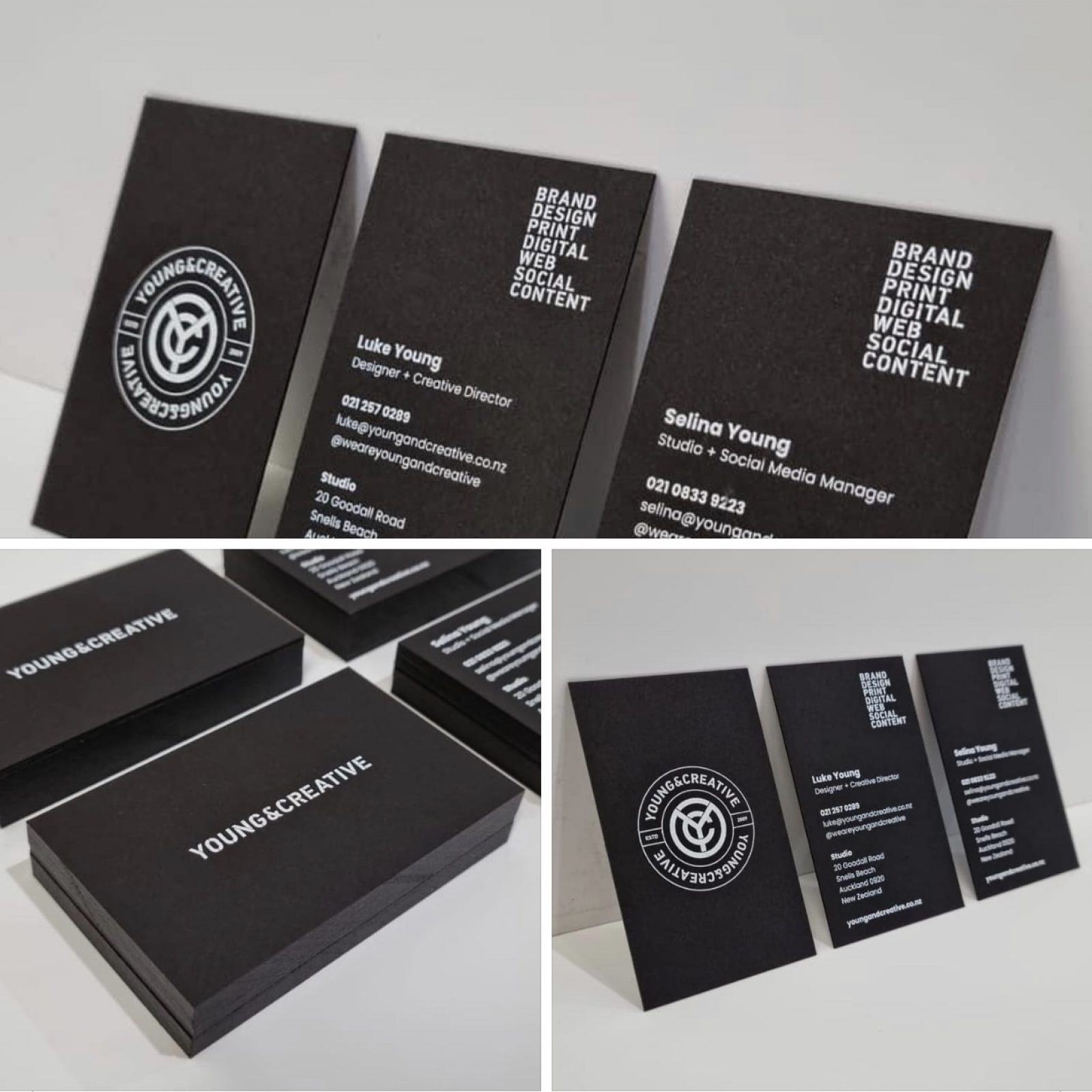 Young and Creative Business Cards